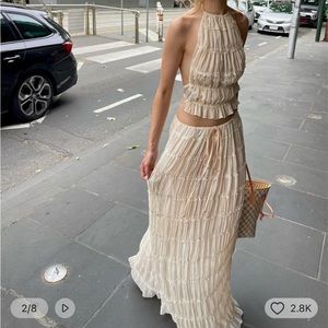 2 Piece Maxi summer skirt